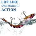 thumbnail image 5 of Fishing Lures Multi Jointed Fish Fishing Kits Slow Sinking Lifelike Swimbait Freshwater and Saltwater Crankbaits for Bass Trout Bass Lures, 5 of 7