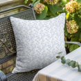 thumbnail image 2 of Pillow Covers 24x24 Inch, Blue Spring Floral Linen Pillowcase with Invisible Zipper, Elegant Watercolor Summer Botanical Decorative Throw Pillow Covers Cushion Case for Couch Sofa Bed Living Room, 2 of 9