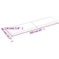 thumbnail image 2 of vidaXL Bathroom Countertop Light Brown 160x40x(2-4)cm Treated Solid Wood, 2 of 7