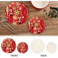 thumbnail image 3 of SKYSONIC Christmas Nutcracker Ornament Pot Holders Trivets, 2 Pcs Heat Resistant Trivets, Cotton Thread Weave Mats for Hot Pads Pans Pot Bowl Teapot for Kitchen Decor, 3 of 7