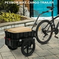 thumbnail image 5 of PEXMOR Bike Cargo Trailer, Bicycle Wagon Trailer W/Universal Coupler & Waterproof Cover, 5 of 9