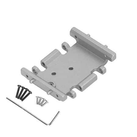 

RC Medium Wave Box Chassis Aluminum Alloy Medium Wave Box Chassis Lightweight With Screw For 1/24 RC Car Silver