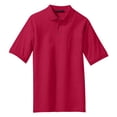 thumbnail image 5 of Mens Silk Touch Polyester/Cotton Polo with Pocket Red X-Large, 5 of 6