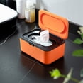 thumbnail image 3 of Flip Lid Design Wet Tissue Box Dust-proof PP Baby Wipes Paper Dispenser Napkin Case Home Decor, 3 of 8