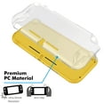 thumbnail image 3 of TNP Products Hard Case for Nintendo Switch Lite Case Skin Cover (Crystal Clear) Comfort Grip Enhance, Lightweight, Slim, Scratch & Shock Protector Protective 2 Piece Shell Nintendo Switch Lite Accessories, 3 of 7