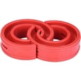 thumbnail image 2 of Huggegwe Amortisseur, 2 Pcs Amortisseur Universel en Caoutchouc Rouge pour Voiture, Coussin de Pare-Chocs à Ressort, Type A-F, Buissons (Type F) CJB91-35036, 2 of 9