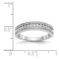 thumbnail image 7 of 14K White Gold Ring Band Wedding Diamond Round , Size 6, 7 of 7