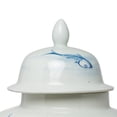 thumbnail image 2 of Jarra Benzara de porcelana con diseño de pez azul, 46 cm, diseño de jengibre, 2 of 6