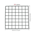 thumbnail image 6 of Bedroom Decore Cutainsforbedroom Decoration Living Metal Wall Mesh Grid Cage Stitching, 6 of 6