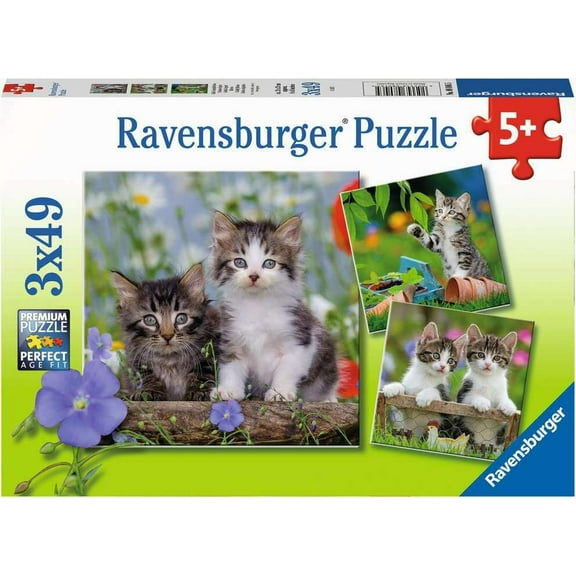 Ravensburger 3x49 Piece Puzzle Tiger Babies 080465