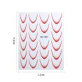 thumbnail image 2 of Self-Adhesive Nail Art Stickers: Solid Color & French Gradient Designs for Natural & Artificial Nails, Multi-Use DIY Decals, 9.2x7.2cm Sheet, 2 of 3