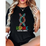 National Hispanic Heritage Month Dna Latino Nationalities T-Shirt
