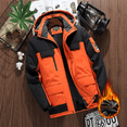 thumbnail image 3 of Chaqueta de invierno para exteriores de talla grande, ropa de pesca para exteriores para hombre, resistente al viento y al frío, forro polar grueso, ropa de montañismo para parejas para mujer, 3 of 4