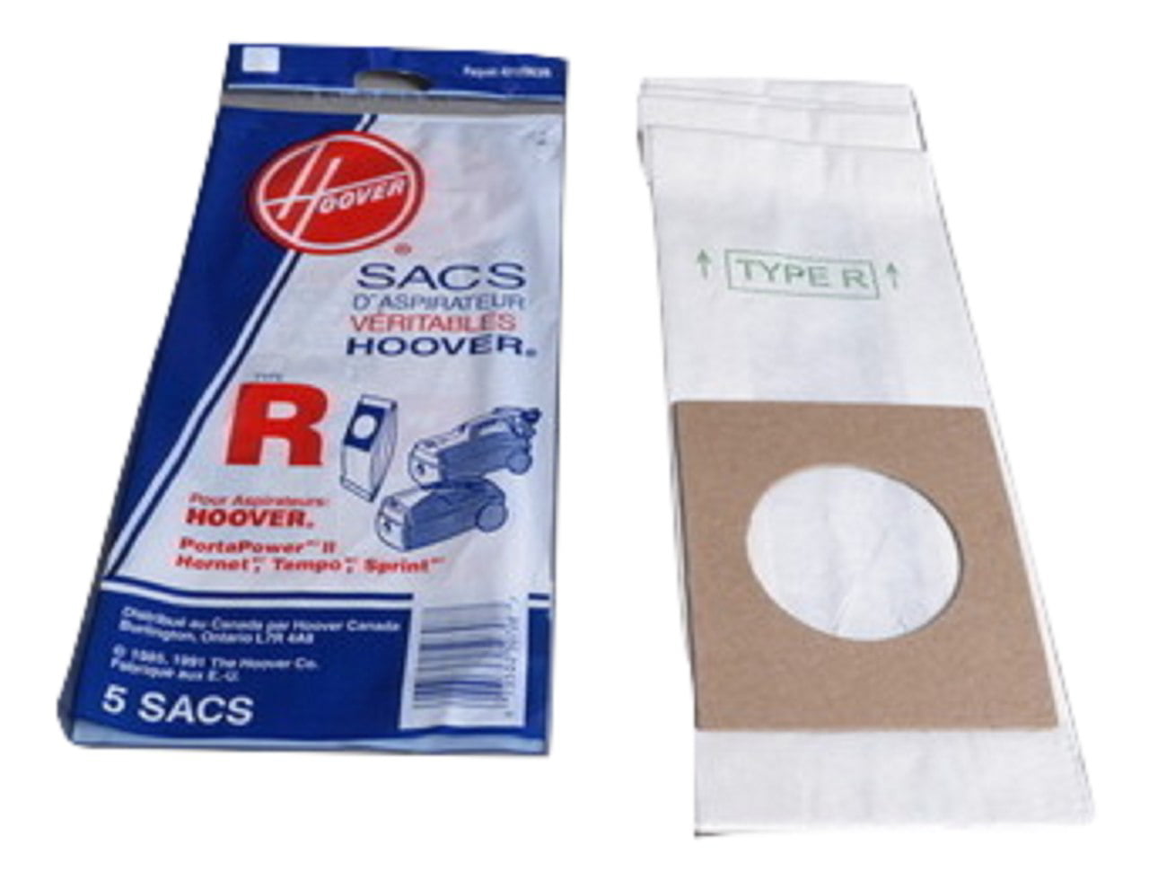 6 Pack Replacement Type R Vacuum Bag for Hoover H-4010063R Bag 