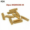 thumbnail image 1 of 10 Pcs 40 Types Embouts en Carbure Cnc Outil de Tour de Lame + Boîte, 1 of 5
