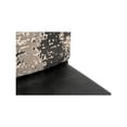 thumbnail image 4 of Set of 2 Gray and Black Dining Chairs Solid Wood with Chenille and Leather, 4 of 5