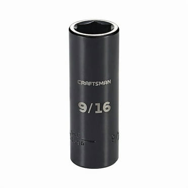 Craftsman Sockets, 3/8" Drive 9/16" SAE Deep Impac CMMT15895