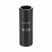 Craftsman Sockets, 3/8" Drive 9/16" SAE Deep Impac CMMT15895