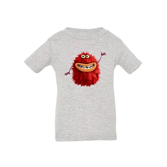 Hairy Monster Greeting T-Shirt Infant -Image by Shutterstock,  12 Months
