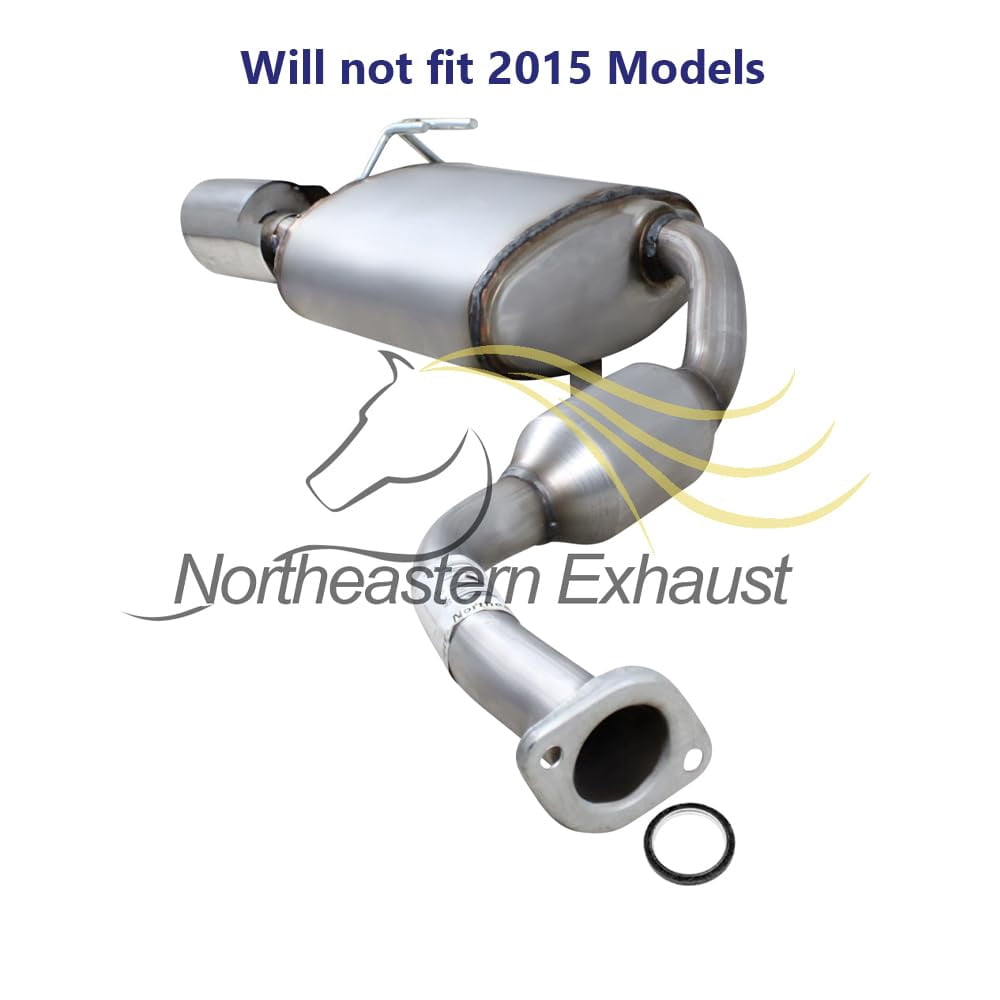 Stainless Steel Pair of Rear Exhaust Mufflers for 1996–2019 Nissan Maxima 3.5L – Direct Fit