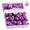 Purple, variant on 42PCS Blue Christmas Ball Ornaments, Shatterproof Vintage Christmas Decorations, Multiple Hanging Balls Christmas Tree Ornaments for Xmas Tree, Holiday
