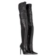 thumbnail image 2 of Pre-Owned Tom Ford T Screw Over-The-Knee Boots in Black Leather, 2 of 2