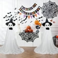 thumbnail image 5 of Dakimoe Halloween Decorations Outdoor, 2 Pack Ghosts Decorations Halloween Party Decorations Indoor, Spooky Ghost Decor with String Lights, Halloween Ghost Lights for Porch Yard Garden Lawn, 5 of 7