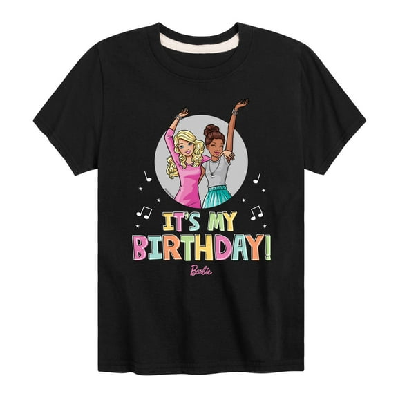 Barbie - Its My Birthday - Toddler And Youth Short Sleeve Tee