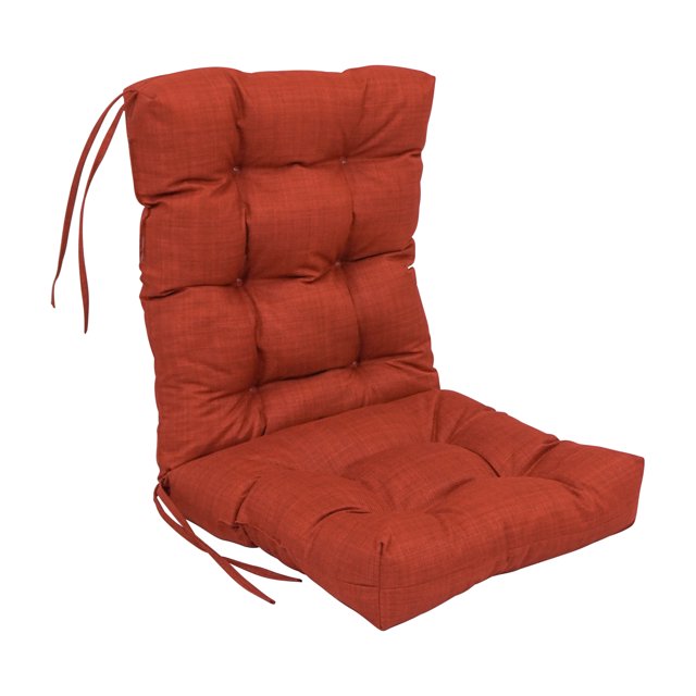 Coussin de Chaise Extérieur Solide en Polyester Filé 18 Pouces par 38 Pouces