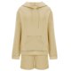 thumbnail image 3 of Sudadera Conjunto de chándal de 2 piezas para mujer, traje de chándal cómodo y holgado a la moda Ygjytge Beige T M para Mujer, 3 of 6