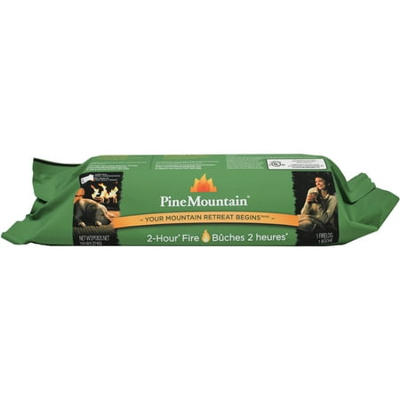Pine Mountain 2 Hour Fire Log Walmart Com