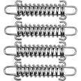 thumbnail image 1 of 4 Pcs Boucle de Fixation de Tente Boucle de Corde à Vent Boucle de Fixation en Acier Ressort de Vent de Tente pour Camping Randonnée, Ressort Chromé pour Chaise Hamac, 1 of 8