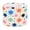 Color 3, variant on Drum Lamp Shade Pizza seamless Useful for restaurant identity packaging menu Lampshade for Table Lamps Floor Lamps Pendant Light 13"x13"x10" Replacement Linen Large Lamp Shade Easy Assembly
