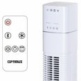thumbnail image 3 of Optimus Ventilateur Tour Portable à 3 Vitesses avec Télécommande et Support Oscillant, Blanc, 3 of 8