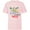 Soft Pink, variant on Disney The Jungle Book 55th Anniversary Stay Wild - Short Sleeve T-Shirt for Kids - Customized-White
