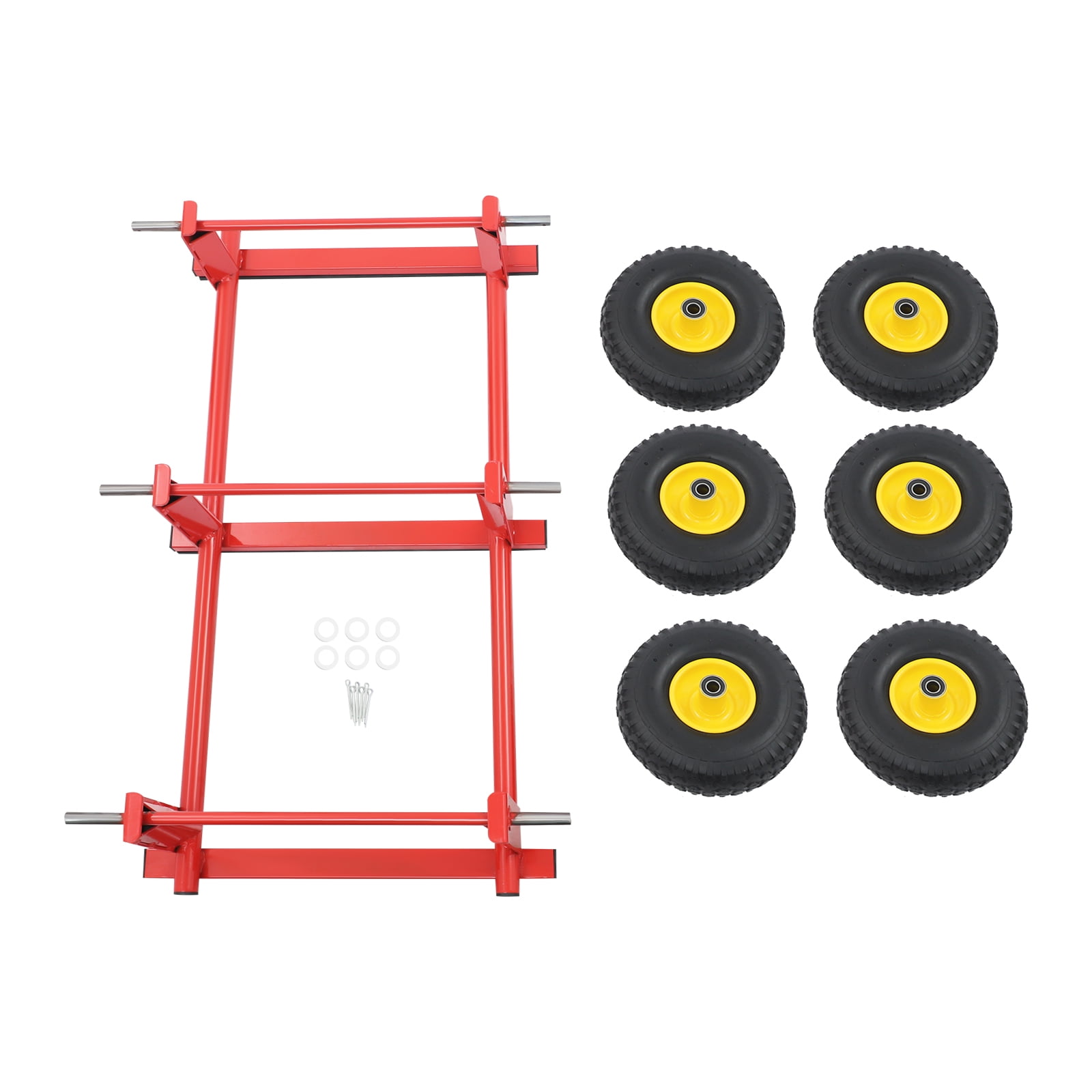 6-Wheel All-Terrain Mover, 1200-LB Capacity All-Terrain Mover, Heavy Duty Furniture Dolly