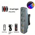 thumbnail image 1 of Dvruxg USB Rechargeable Tail Light - Tail Light | Bright Rear Cycling Safety Flashlight | Safety Back Light Powerful Muti Light Mode | Cycle Light for Mountain Cycle, 1 of 3