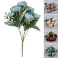 thumbnail image 4 of Limei Fake Flowers Vintage Artificial Peony Silk Flowers Wedding Home Decoration,Pack of 1, 4 of 7
