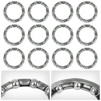 REGALWOVEN 12pcs 31mm x 9 Ball Bearing Cages Crank Bicycle Bearings Mid Axle Wheel Bearing Retainer