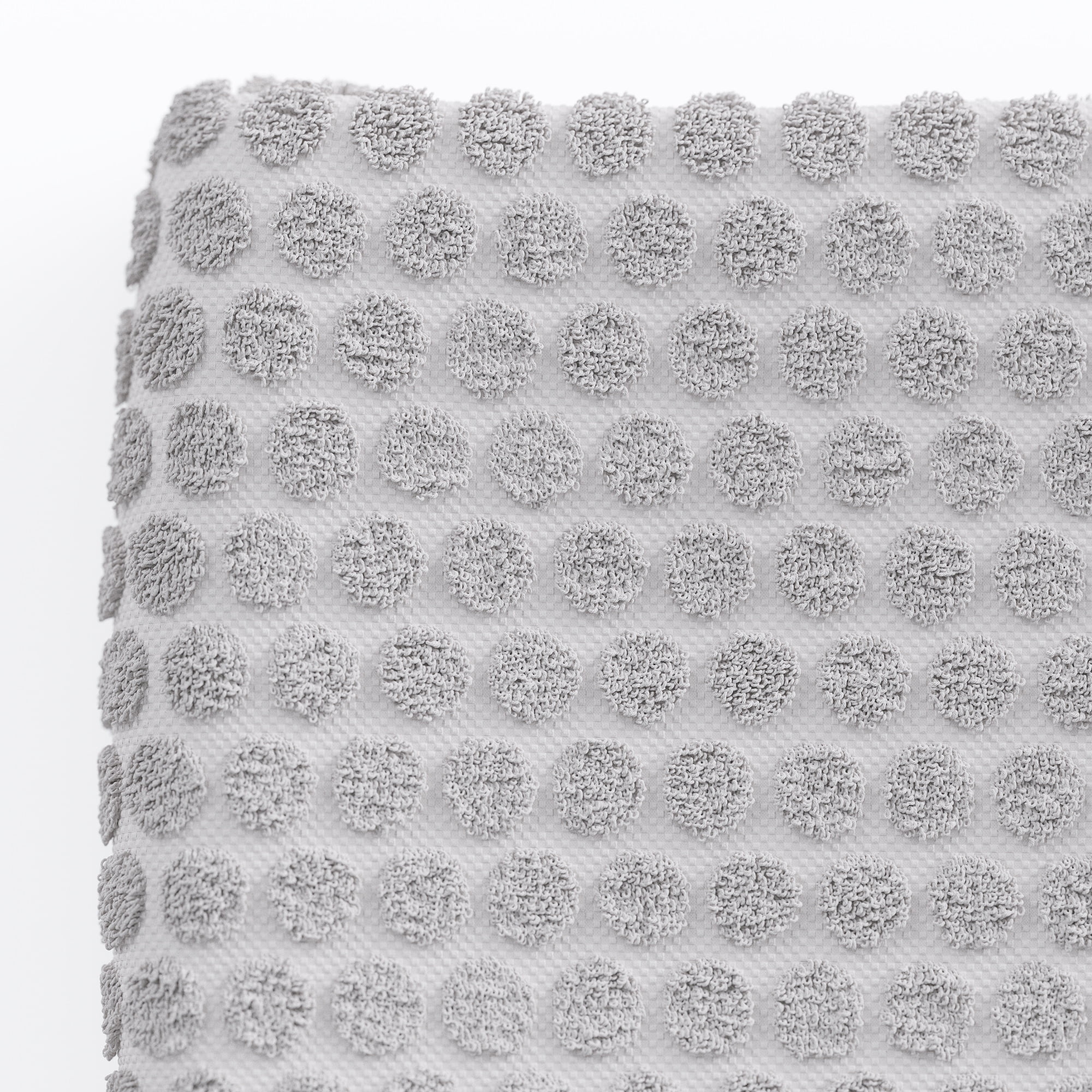 Beautiful by Drew Barrymore 6-Piece Dot Bath Towel Set, Soft 100% Cotton, Porcini Taupe