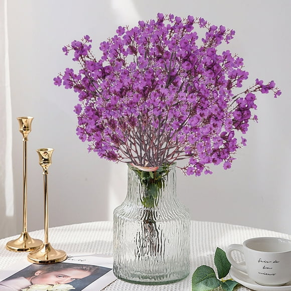 Ramas realistas de melocotón en flor de 10PC para decoración del hogar - flores secas falsas, salón de té zen y decoraciones para centros de mesa de boda