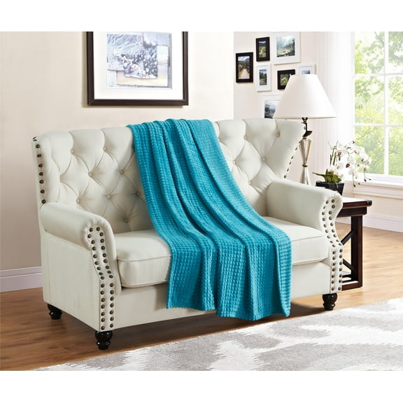Milton Solid Plush Throw