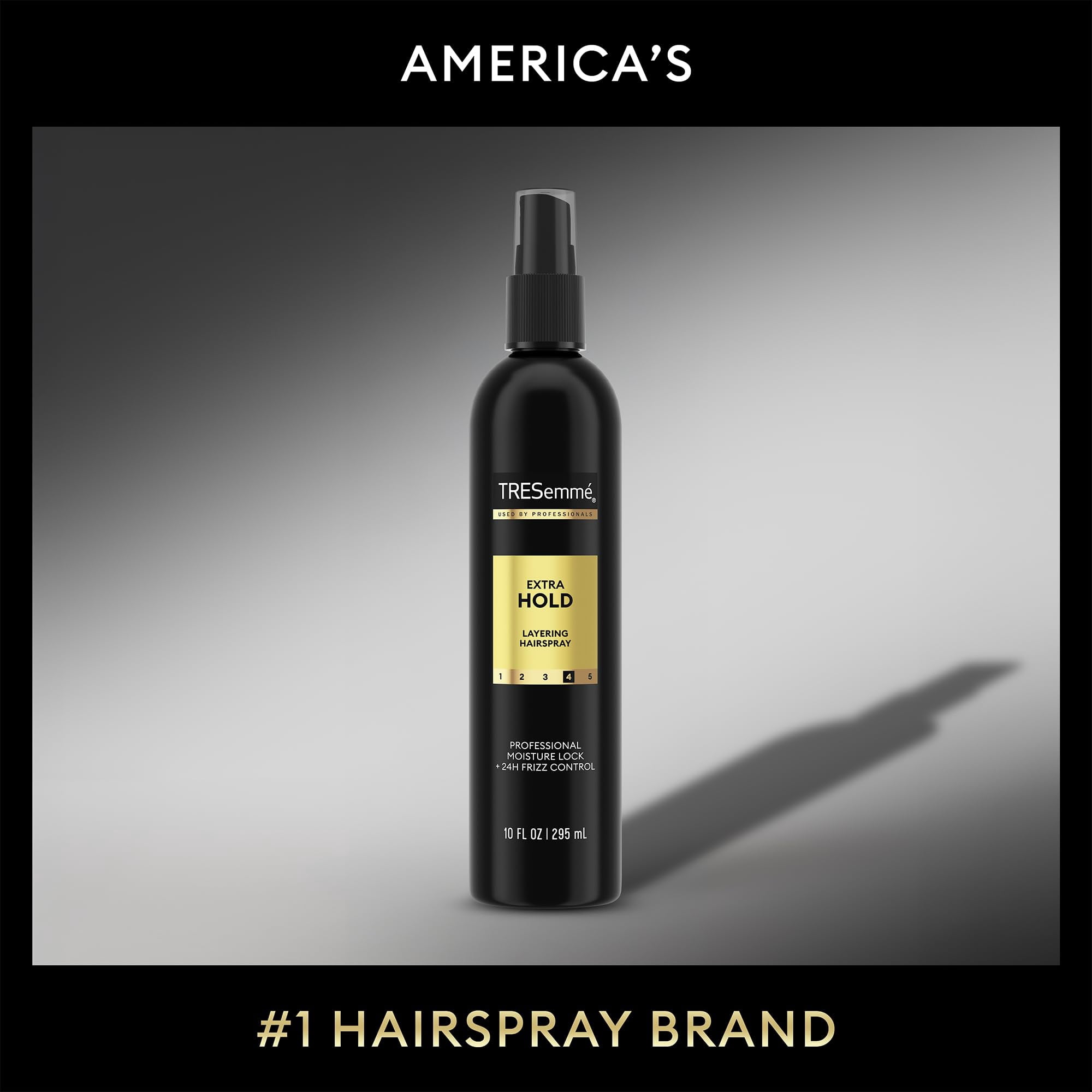 TRESemmé Extra Hold Hairspray, Non-Aerosol 3-Pack, 24H Hold & Frizz Control + Keratin Repair Hair Mask