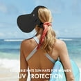 thumbnail image 6 of REDESS Sun Hats for Women Uv Protection Wide Brim Visor Floppy Womens Beach Cap, 6 of 8