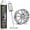 Light Silver, variant on Silver Wheel Touch Up Paint, Chrome Rim Paint for Curb Rash, Wheel Scratch Repair Kit for Chrome, Alloy, Aluminum, Enamel, Universal Silver Automotive Touch Up Paint Pen (1 fl oz)