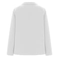 thumbnail image 5 of Tauxra Women's Casual Long Sleeve V-Neck Top, Loose Knit Blouse In Solid Color, Versatile Basic Shirt for Everyday Wear, 5 of 7