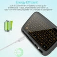 thumbnail image 4 of H18+ 2.4GHz Wireless Keyboard Full Touchpad Backlight Keyboard with Large Touch Pad Remote Control for Smart TV Android  PC Laptop, 4 of 7