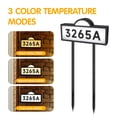 thumbnail image 5 of Aship Solar LED House Number Address Sign,Waterproof Light Up, Cold/Warm/Daylight White,Wall Mounted or in Ground for Yard,House Numbers for Outside, 5 of 10