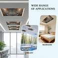 thumbnail image 6 of 2 Pack Deer in Fluorescent Light Covers for Ceiling Lights Sunset Forest Magnetic Ceiling Light Covers Overhead Light Filters for Office Classroom Home, 6 of 9