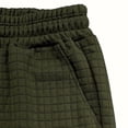 thumbnail image 6 of GrmtClth Waffle 2 Piece Outfits for Men Comfy Short Sleeve Sports Suit Spring Short Pants Tracksuit Sets Fashion Army Green 3XL, 6 of 7